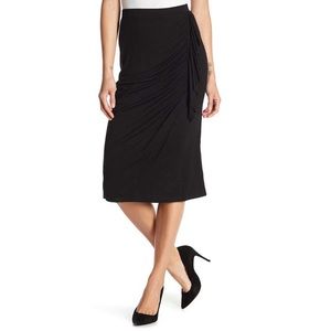 Knit Cinched Pencil Skirt